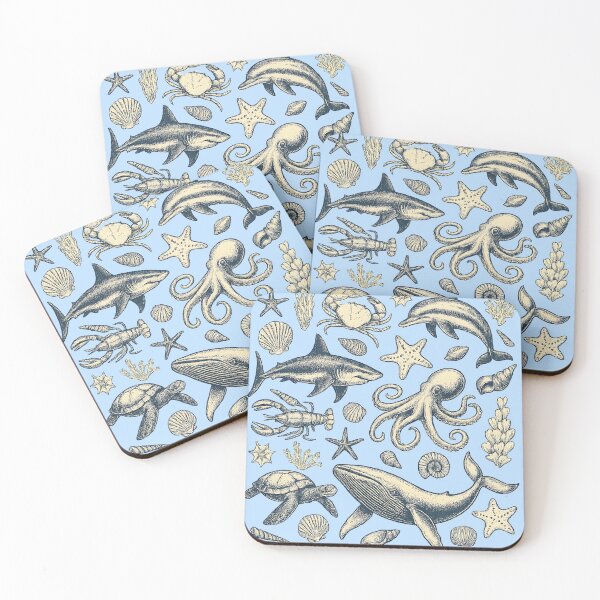 Item preview, Marine Creatures designed and sold by wesdesignshop.