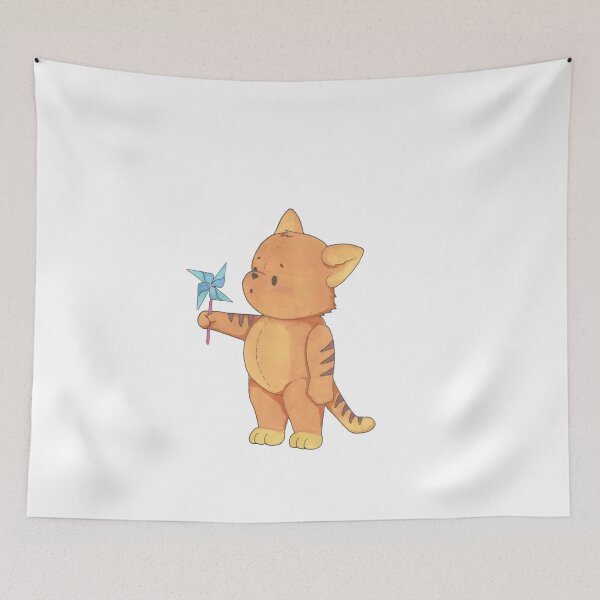 Item preview, Orange kitten with pinwheel designed and sold by Sn1ver.