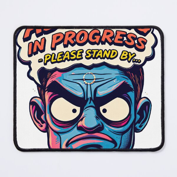 Item preview, There is a cartoon image of a man with a thought bubble above his head designed and sold by cafegrafis.