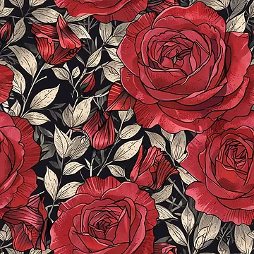 Artwork thumbnail, Neotraditional Rose by CoolPixels
