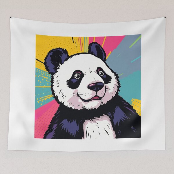 Item preview, Pop Art Panda Illustration designed and sold by sharon1210.
