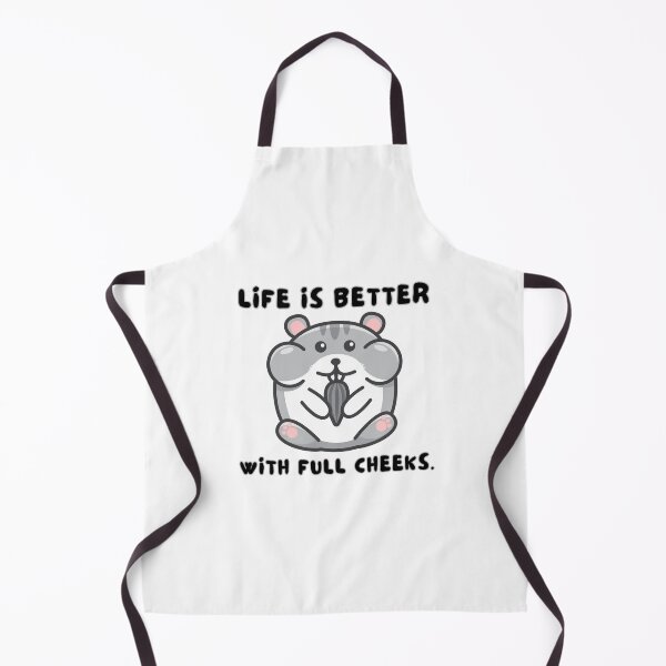 Item preview, Hamster's life is better with full cheeks designed and sold by CleanDecor.