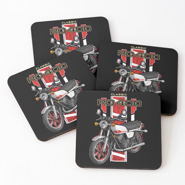 Item preview, Yamaha RD400 1978-1979 (Clean White) for Motorcycle Riders designed and sold by MotoApparelHub.