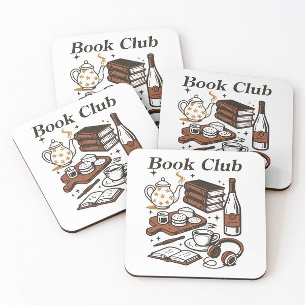 Item preview,  Book Club – Cozy Reading Night Wine & Tea Book Lover Design designed and sold by SirensSageStone.
