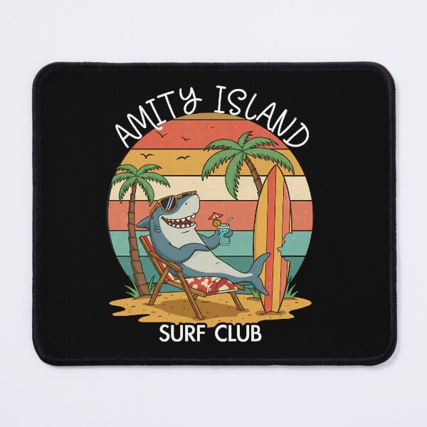 Item preview, Amity Island Shark Funny Surf Club designed and sold by Dot1001.