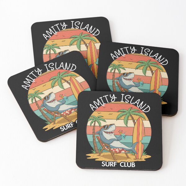 Item preview, Amity Island Shark Funny Surf Club designed and sold by Dot1001.
