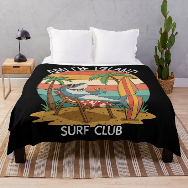 Item preview, Amity Island Shark Funny Surf Club designed and sold by Dot1001.