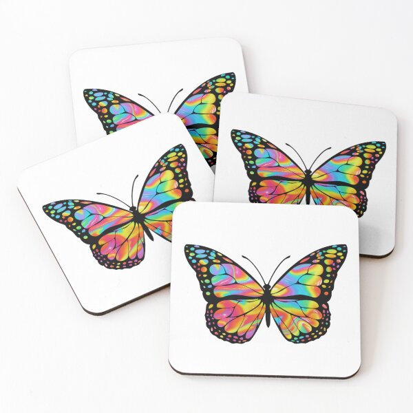 Item preview, Rainbow Butterfly Aesthetic Sticker designed and sold by Cosmic Detour .