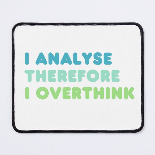 Item preview, Overthink, red designed and sold by T-shirts-by-LL.