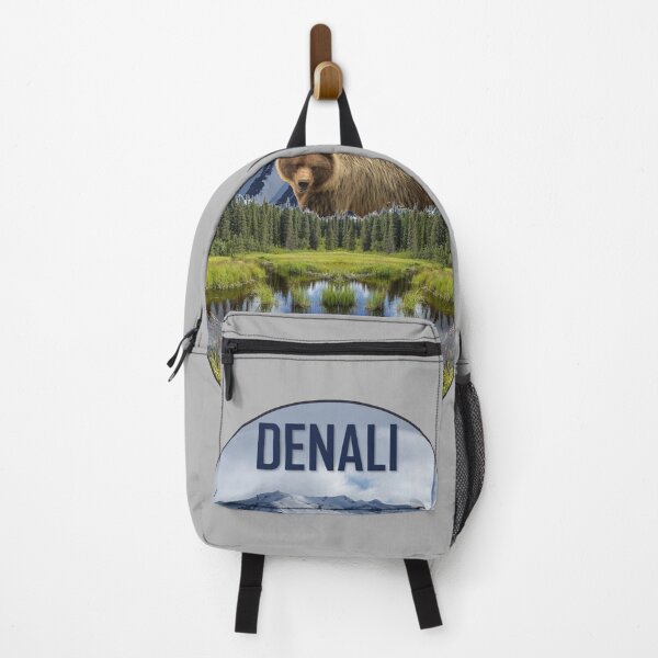 Item preview, Denali National Park Alaska Vintage Nature Adventure Travel Poster designed and sold by ArtsyExplorer.