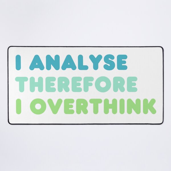 Item preview, Overthink, red designed and sold by T-shirts-by-LL.