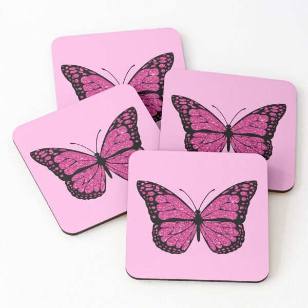 Item preview, Pink Glitter Butterfly  designed and sold by Cosmic Detour .