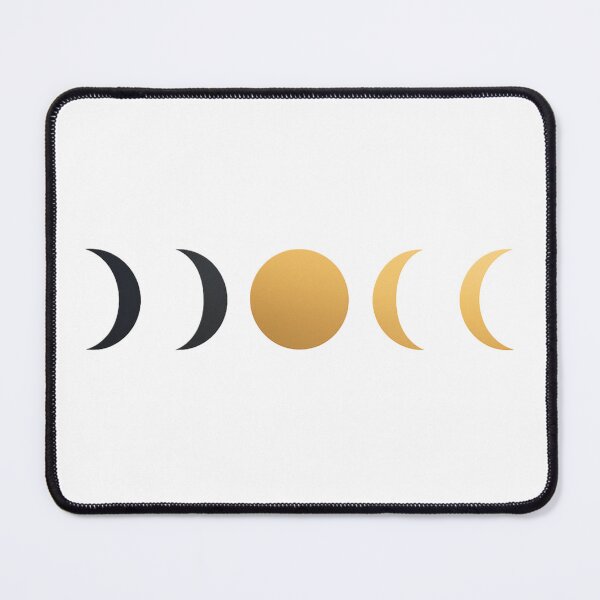 Item preview, Minimal moon phases – elegant gold and black design designed and sold by LoomisDreams.