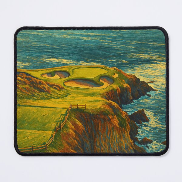 Item preview, The 7th Hole at Pebble Beach designed and sold by AAH Creations.