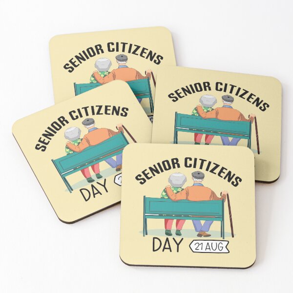 Item preview, 21 Aug Senior Citizens Day - Wacky Holidays  designed and sold by ChemicalXShop.