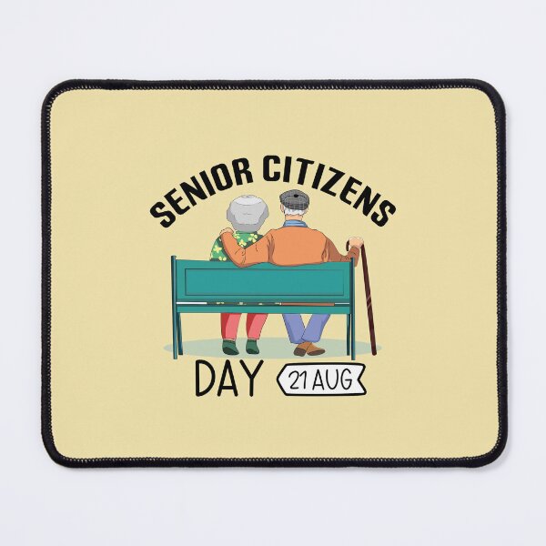 Item preview, 21 Aug Senior Citizens Day - Wacky Holidays designed and sold by ChemicalXShop.