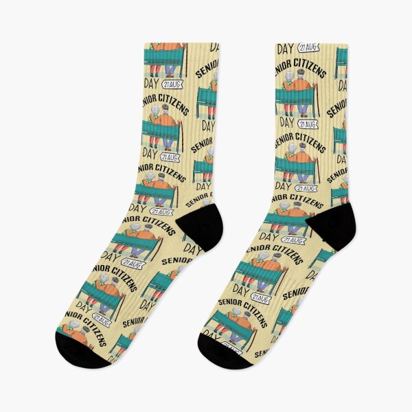 Item preview, 21 Aug Senior Citizens Day - Wacky Holidays  designed and sold by ChemicalXShop.