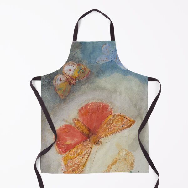 Item preview, Odilon Redon (1840-1916). "Papillons et fleur (Quatre papillons et une fleur)" designed and sold by Narwhal-Peacock.