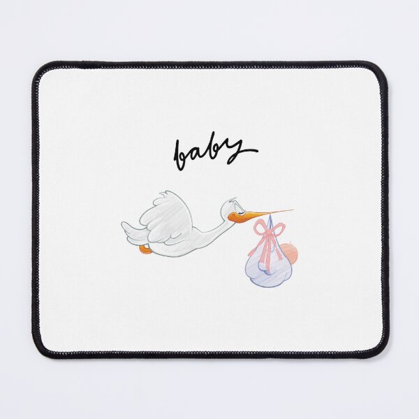 Item preview, Cute Stork Carrying Baby Bundle designed and sold by Diclebaybas.