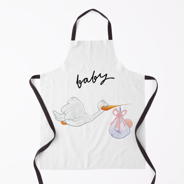 Item preview, Cute Stork Carrying Baby Bundle designed and sold by Diclebaybas.