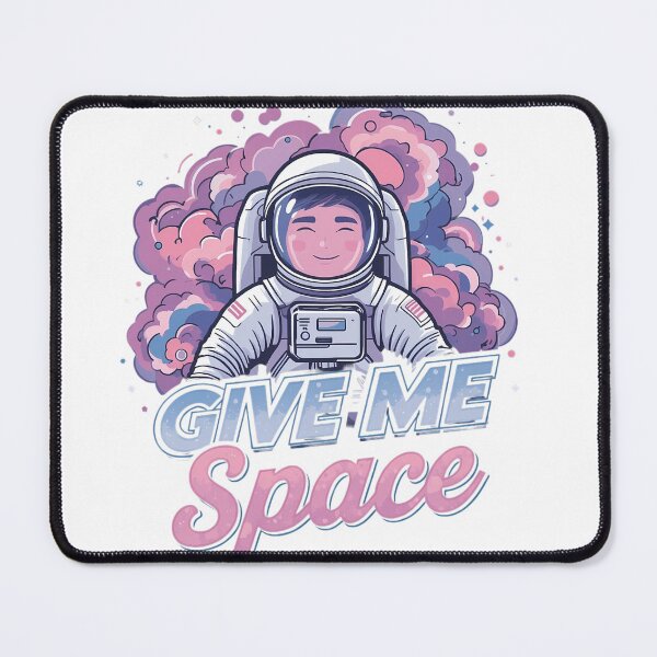 Item preview, Give Me Space - Cute Astronaut Sticker designed and sold by TheVibeTribeHQ.