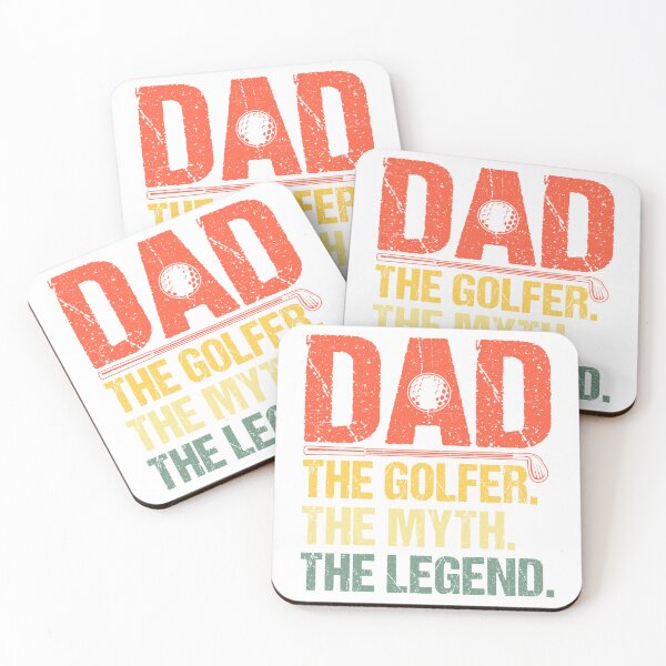 Item preview, Dad The Golfer The Myth The Legend Funny Golf Lover Design designed and sold by PatternCouture.