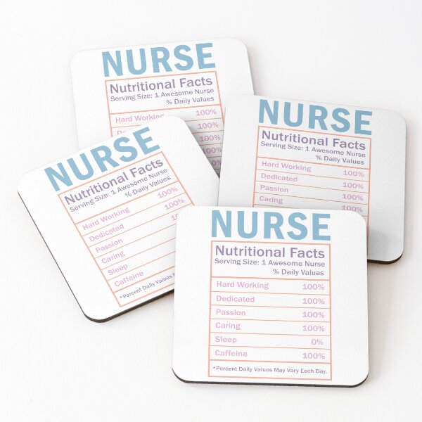 Item preview, Nurse Nutrition Facts designed and sold by artcultreone.