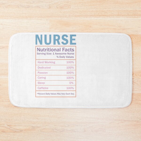 Item preview, Nurse Nutrition Facts designed and sold by artcultreone.