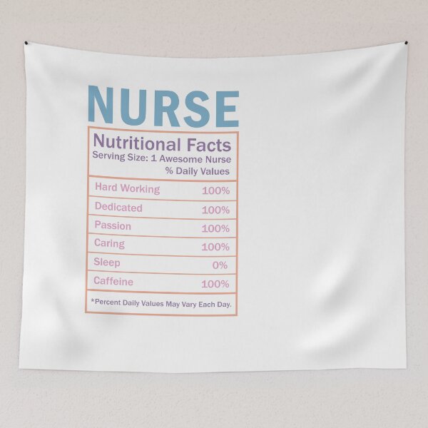Item preview, Nurse Nutrition Facts designed and sold by artcultreone.