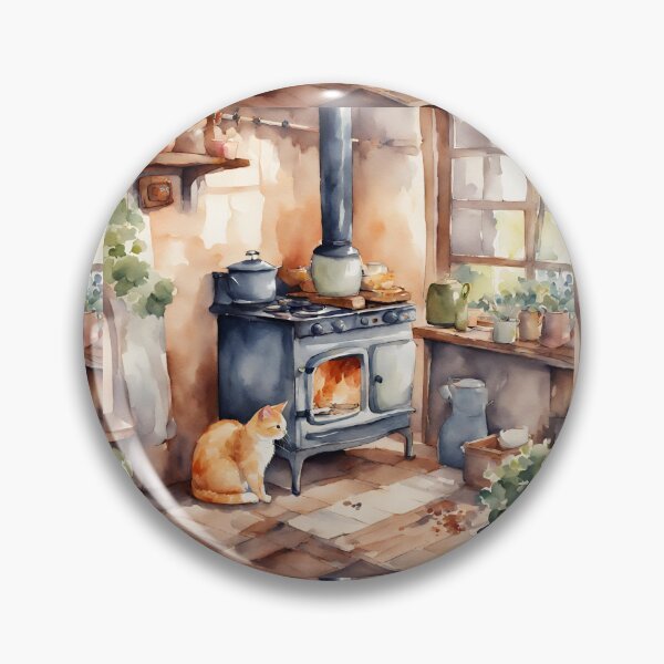 Item preview,  cat in the house with stove designed and sold by Diclebaybas.