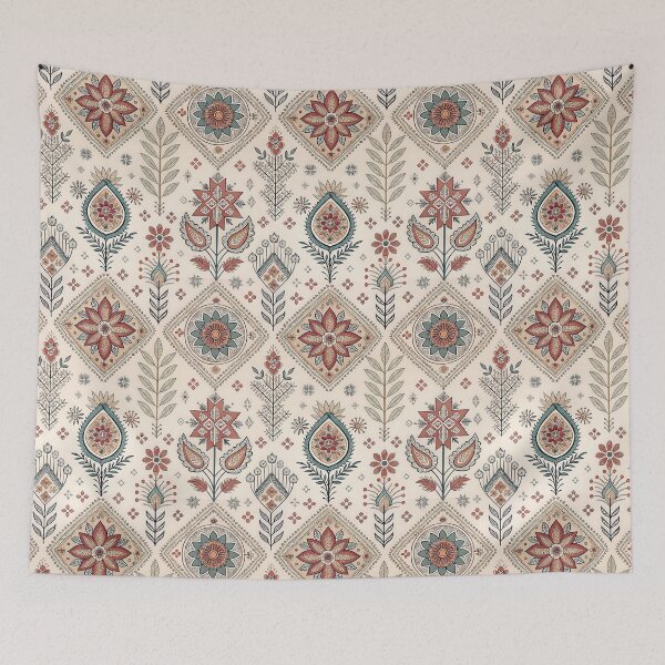 Item preview, Bohemian Folk Art Floral Seamless Pattern. designed and sold by RGShirtWorks.