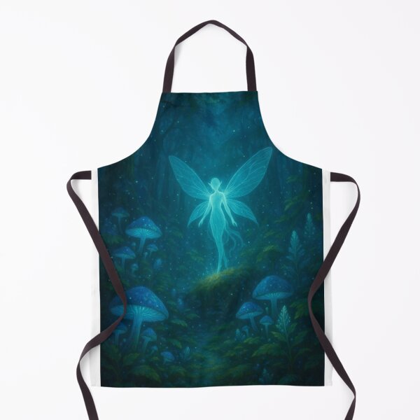 Item preview, Glowing fairy in enchanted forest – magical fantasy artwork designed and sold by LoomisDreams.