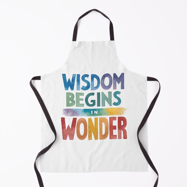Item preview, Wisdom begins in wonder designed and sold by nimmitrends.