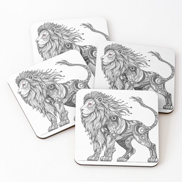 Item preview, Cybernetic Lion Guardian designed and sold by Uglyandcute.