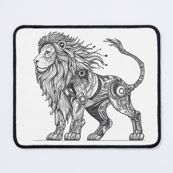 Item preview, Cybernetic Lion Guardian designed and sold by Uglyandcute.