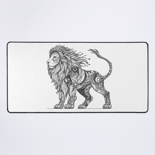 Item preview, Cybernetic Lion Guardian designed and sold by Uglyandcute.