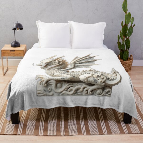 Item preview, Elegant Marble Dragon Sculpture designed and sold by sharon1210.