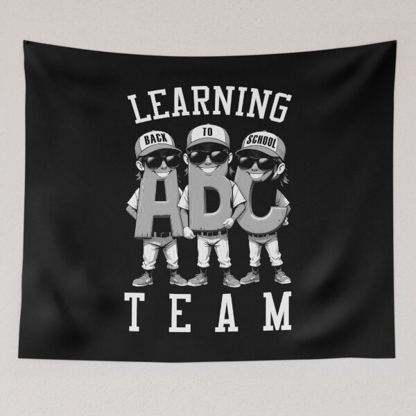 Item preview, Baseball Player Back To School Funny ABC Learning Team designed and sold by GrandeDuc.