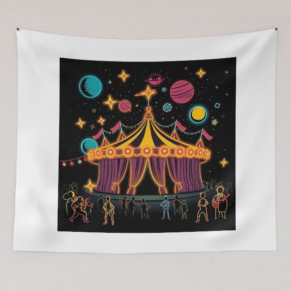Item preview, Cosmic Circus with Neon Elements designed and sold by sharon1210.