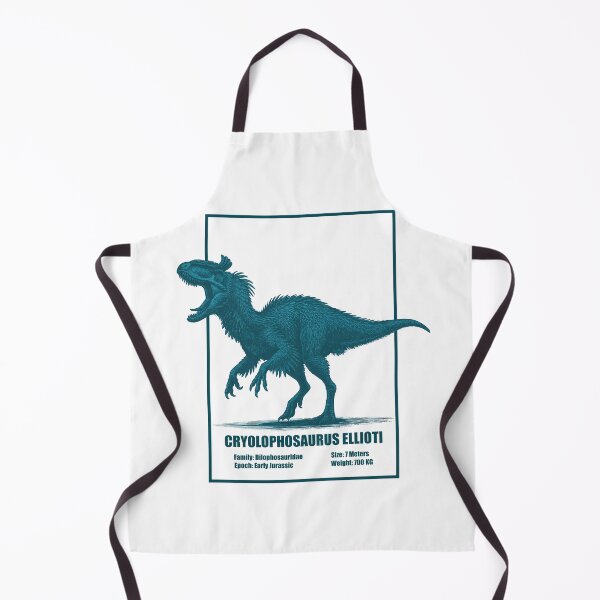Item preview, Cryolophosaurus Ellioti – Vintage Dinosaur Illustration designed and sold by SlatoMato.