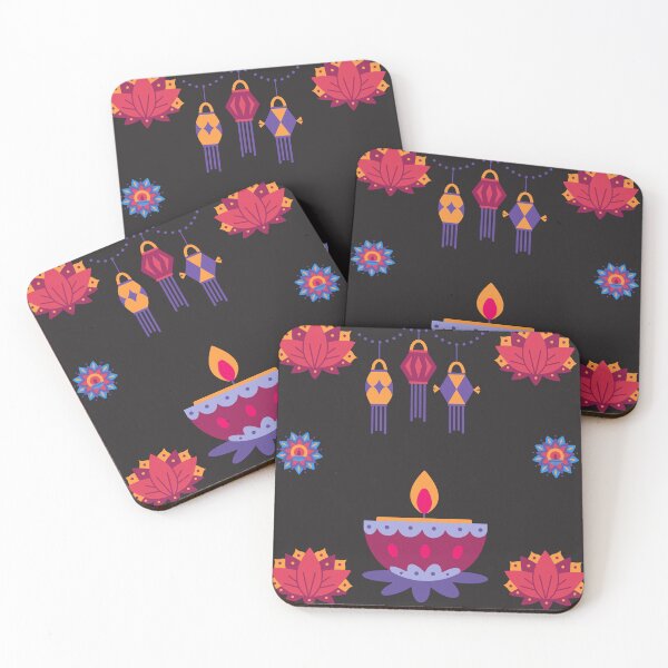 Item preview, Diwali Lantern and Diya Illustration designed and sold by Diclebaybas.
