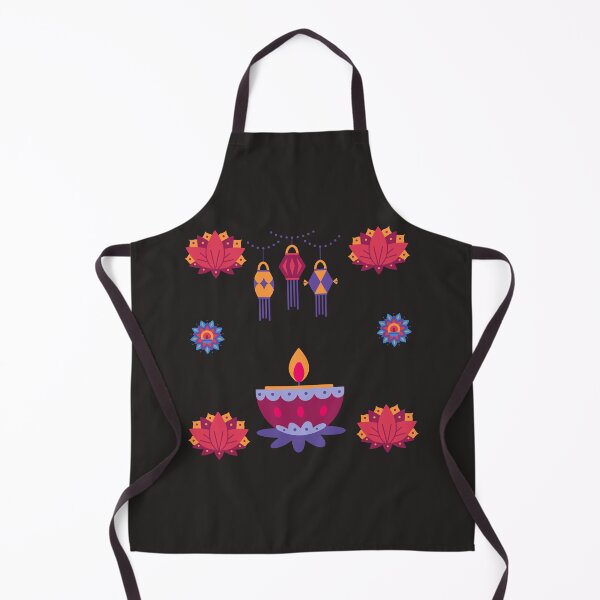 Item preview, Diwali Lantern and Diya Illustration designed and sold by Diclebaybas.