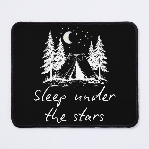 Item preview, Sleep Under the Stars T-Shirt Campfire Stargazing Gift designed and sold by Just You Tee | Say It Loud, Wear It Proud.
