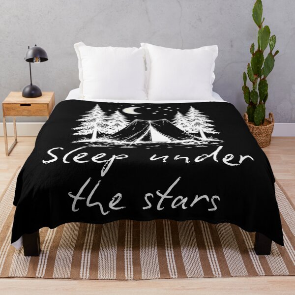 Item preview, Sleep Under the Stars T-Shirt Campfire Stargazing Gift designed and sold by Just You Tee | Say It Loud, Wear It Proud.