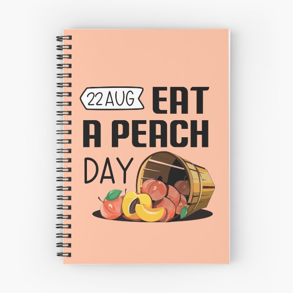 Item preview, 22 Aug Eat a Peach Day - Wacky Holidays  designed and sold by ChemicalXShop.