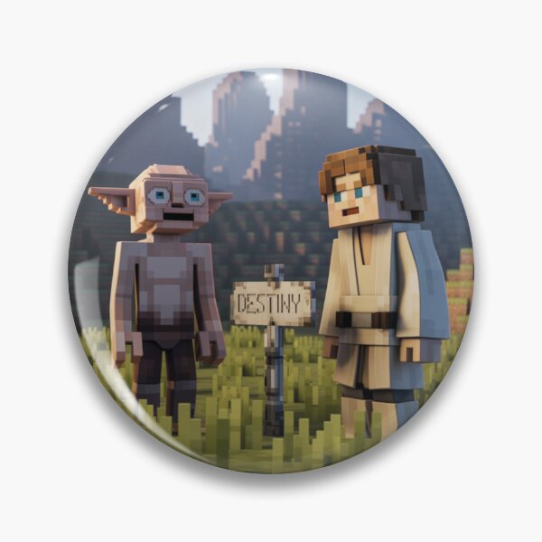 Item preview, Anakin and Gollum in the Minecraft world designed and sold by AndrewWorld.