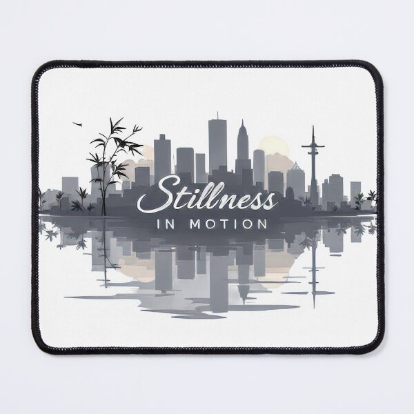 Item preview, Arafed image of a city skyline with a reflection in the water designed and sold by cafegrafis.