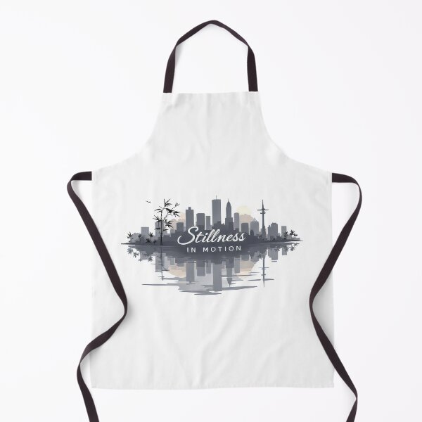 Item preview, Arafed image of a city skyline with a reflection in the water designed and sold by cafegrafis.