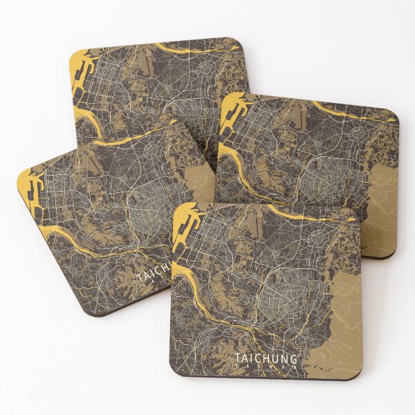 Item preview, Taichung City Map of Taiwan - Pastel designed and sold by deMAP.