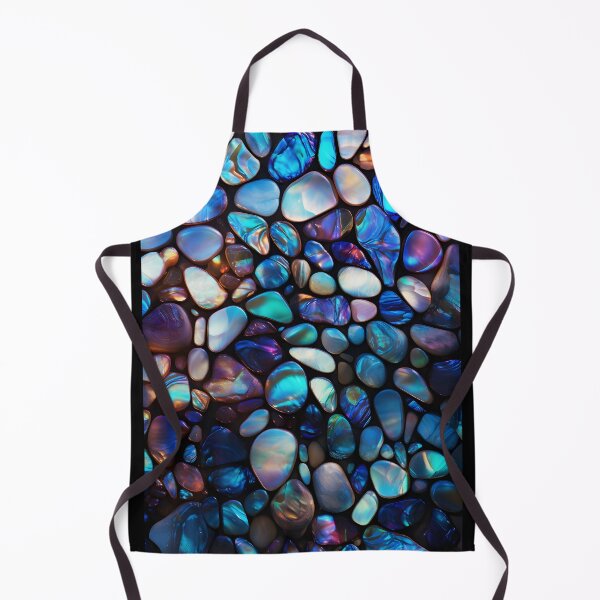 Item preview, Shiny Bluish Pebbles – Crystal-Like Teal and Purple Stone Closeup designed and sold by EmeraldeaArt.
